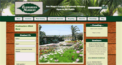 Desktop Screenshot of evergreennursery.com